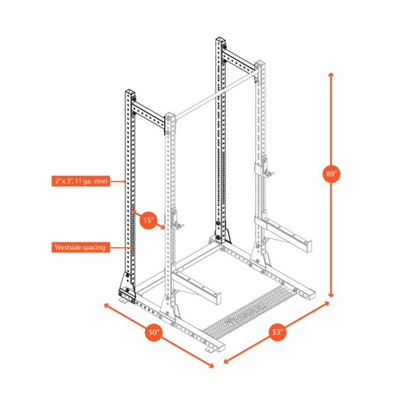 RUGGED Fitness Half Rack Extension – RUGGED Strength & Fitness